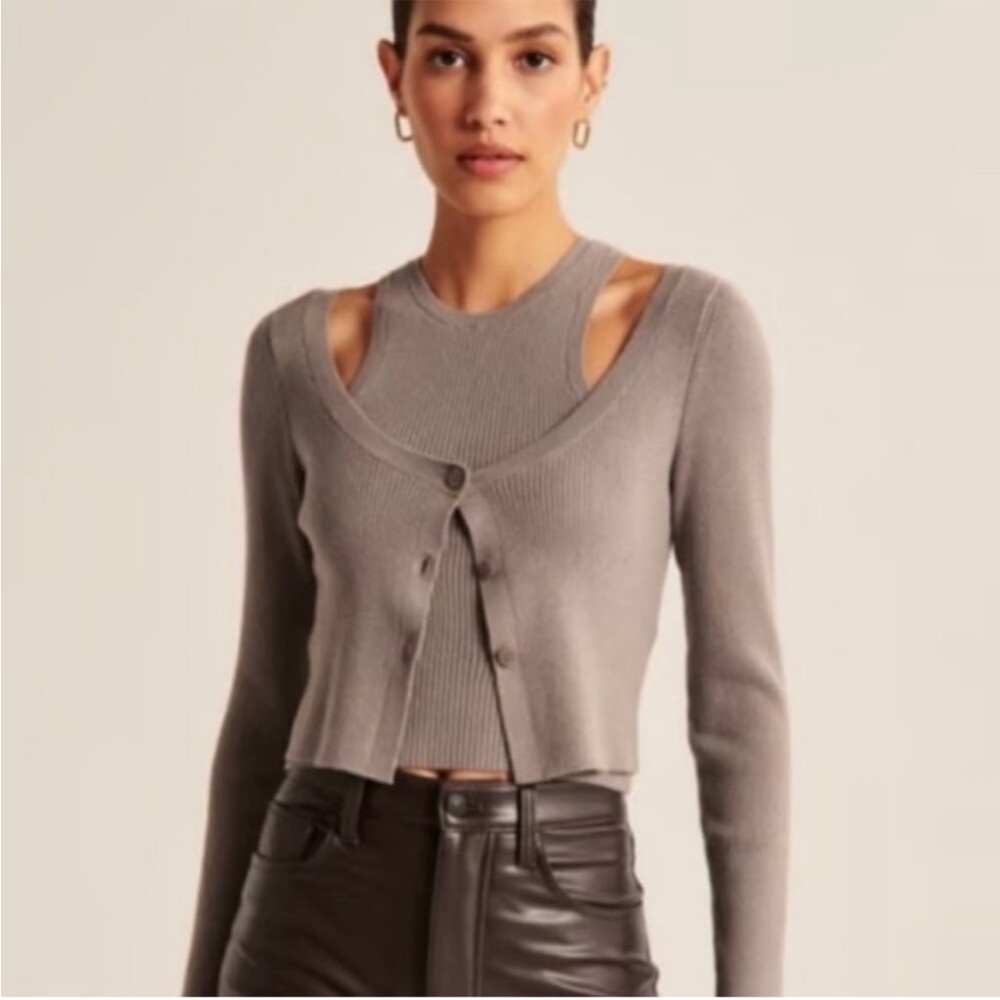 Soft A&F Collection Taupe Tank